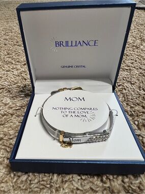 Haus of Brilliance Mom Bracelet in Silver & Gold